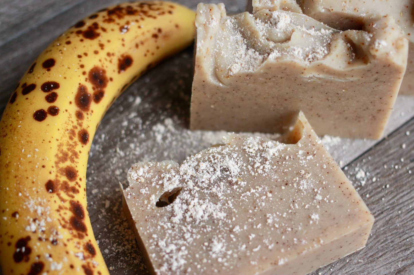Banana, Avocado, and Oatmeal Bar Soap