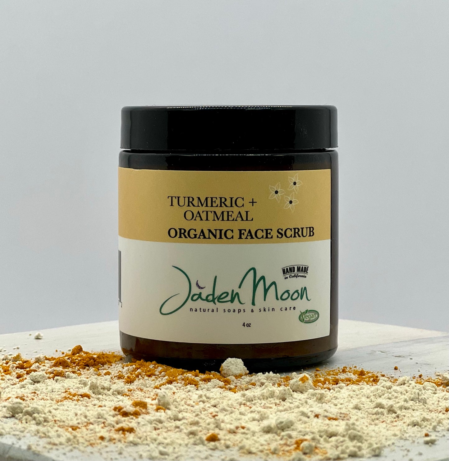 Turmeric & Oatmeal Organic Face Scrub